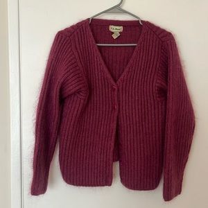 Vintage LL Bean Mohair Cardigan